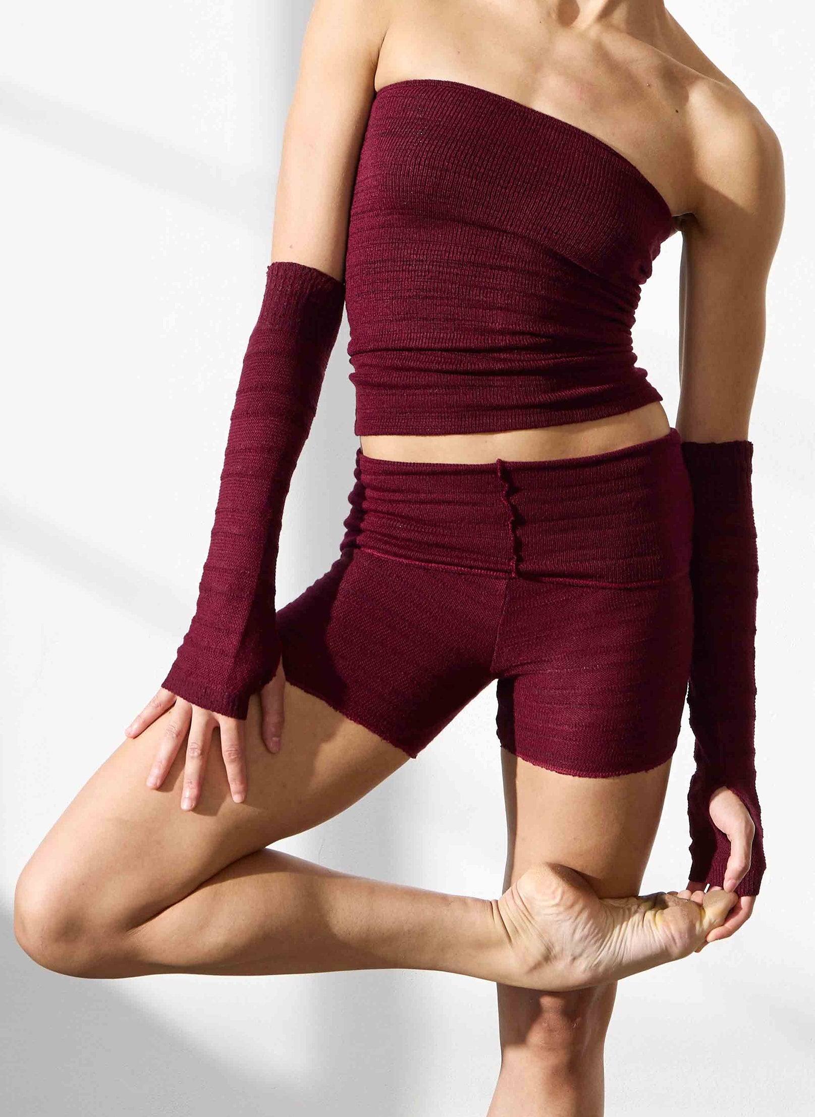 Shadow Stripe Armwarmers 16"