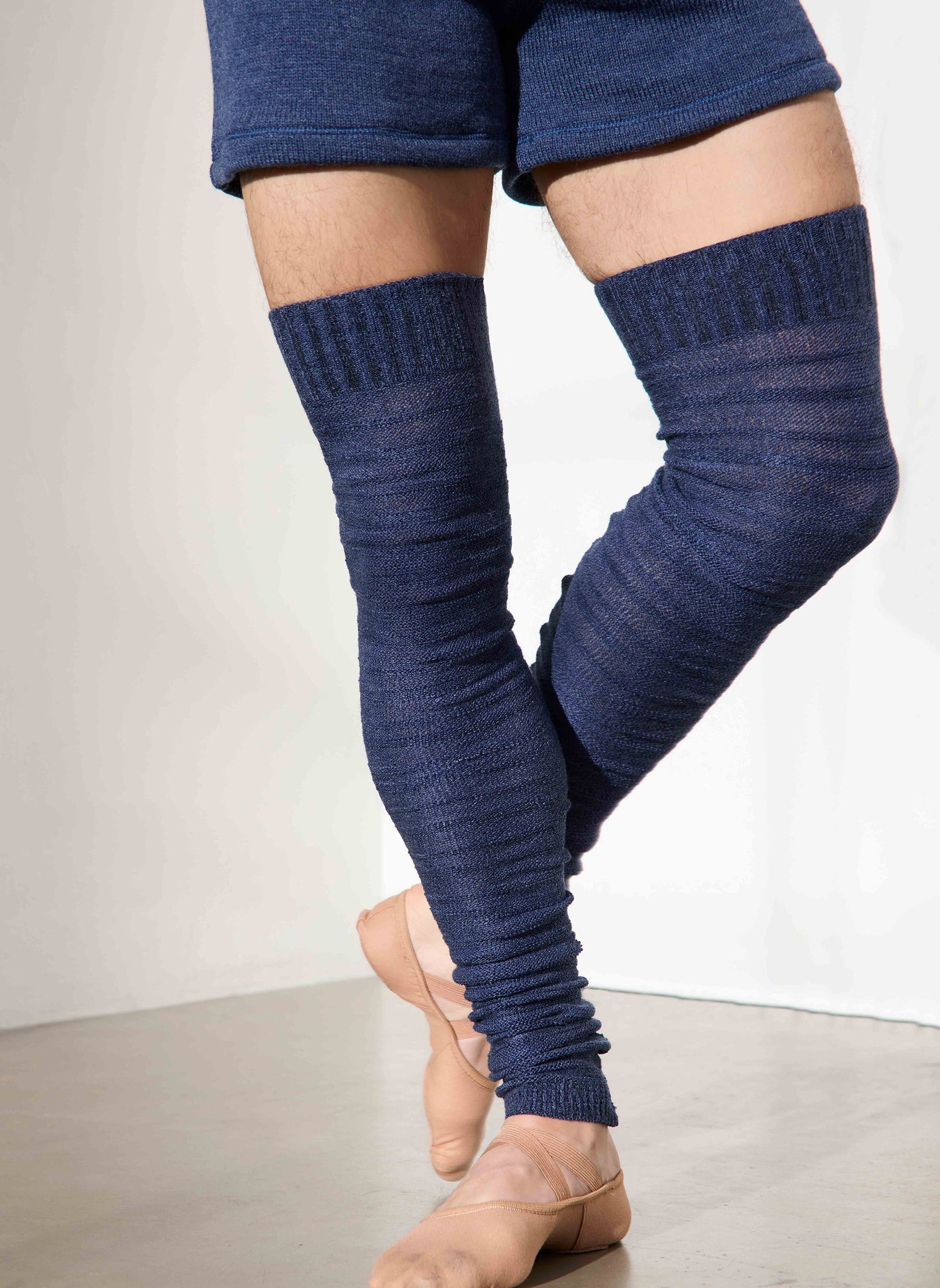 Shadow Stripe Legwarmers 32”