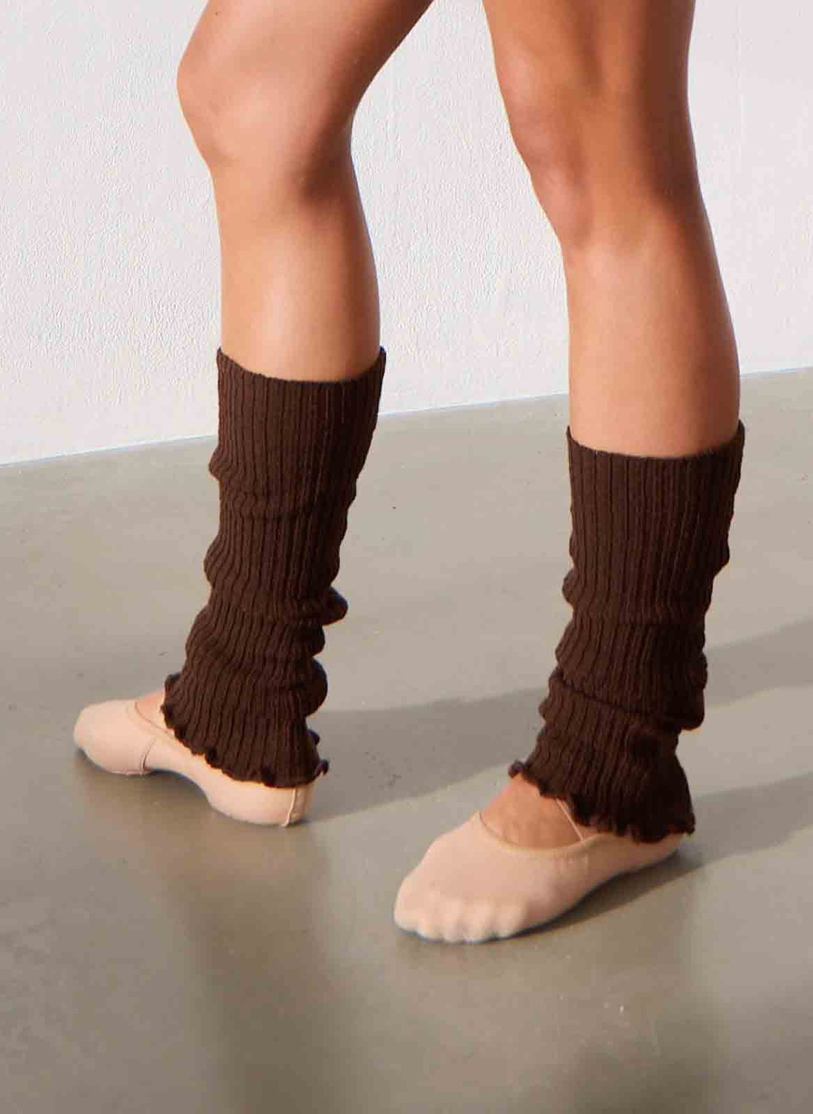22" Ribbed Knee-High Legwarmer with Stirrup
