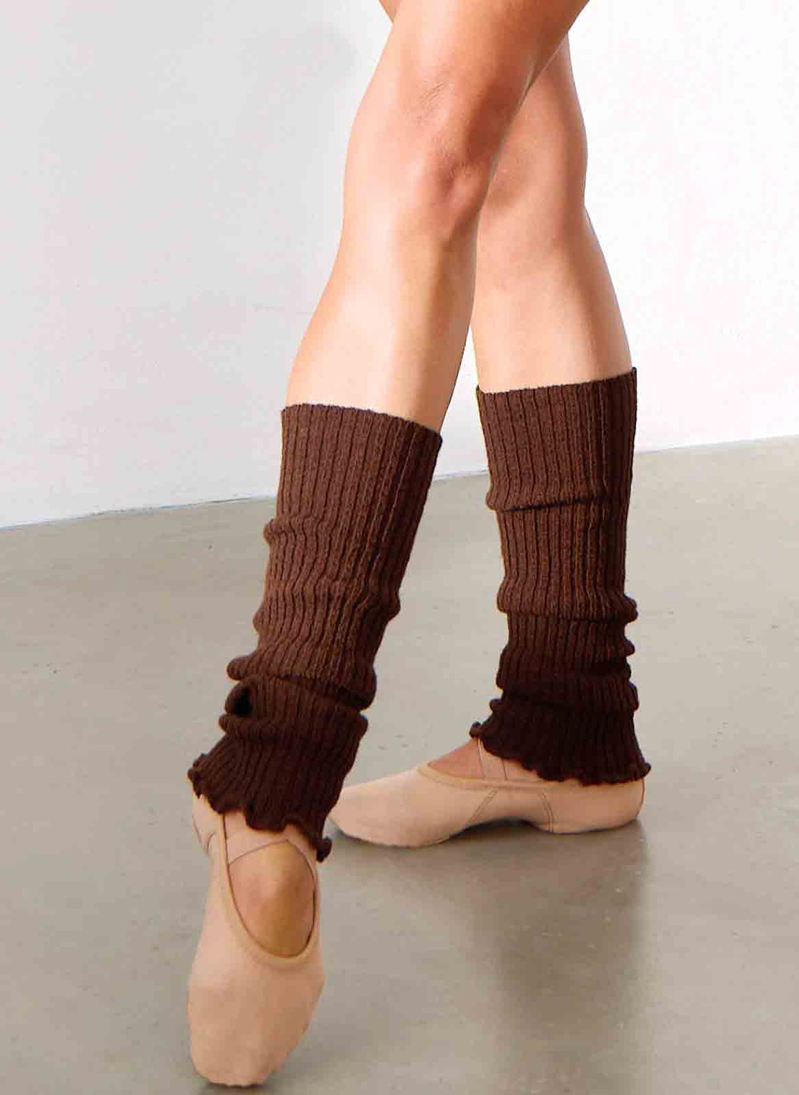 22" Ribbed Knee-High Legwarmer with Stirrup