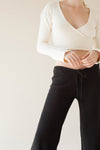 Comfort Stretch Wrap Top